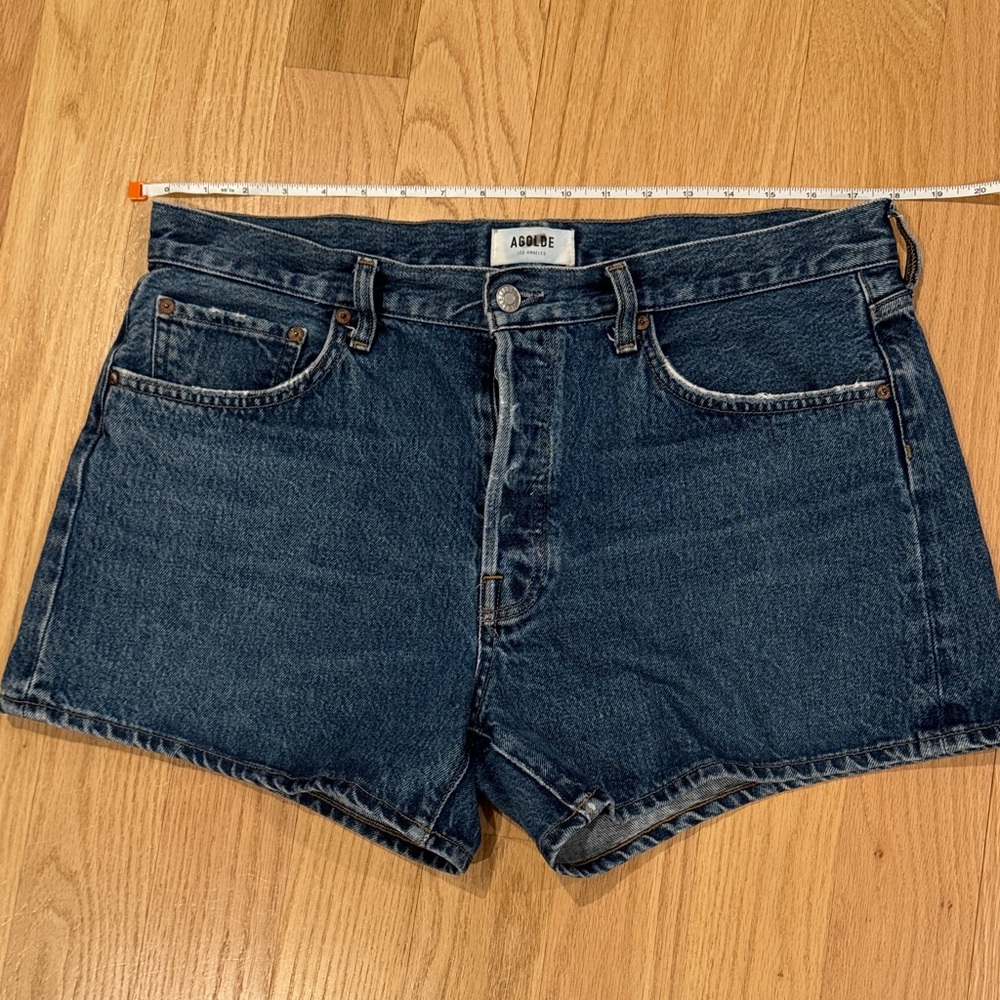 Agolde Dark Wash Denim Women’s Shorts